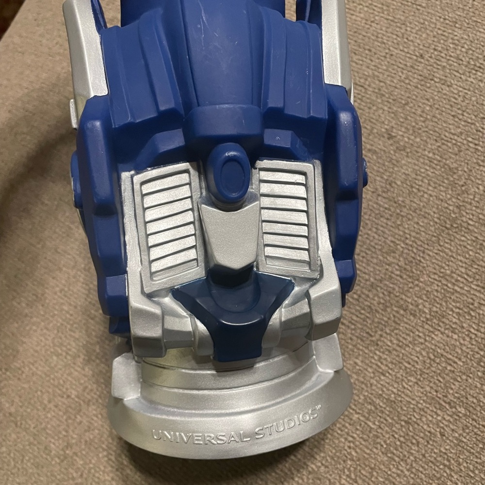 Universal Studios Refillable Reusable Optimus Prime Transformer Sipper